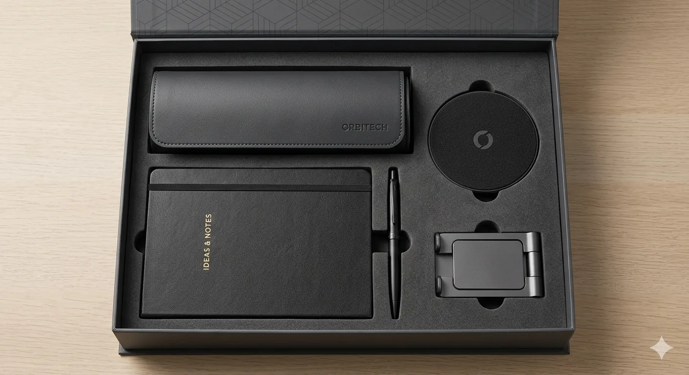 Curated corporate gift hamper